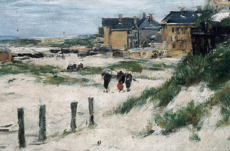 Eugene Boudin The Inlet at Berck Norge oil painting art